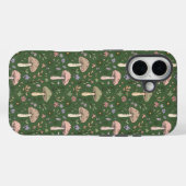Rich Emerald Green Fungi Seamless Jewel Tone Case-Mate iPhoneケース (裏面 (横))