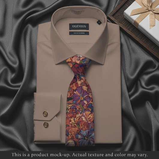 Rich Impressionist Floral Necktie ネクタイ