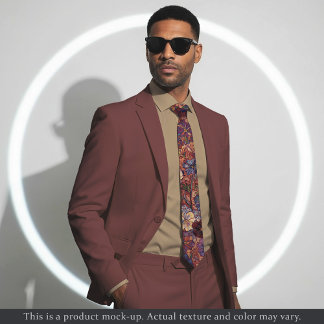 Rich Impressionist Floral Necktie ネクタイ