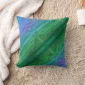 Rich indigo, deep green, and amethyst クッション (ブランケット)