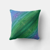 Rich indigo, deep green, and amethyst クッション (裏面)