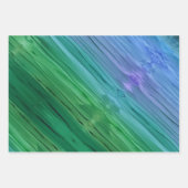 Rich indigo, deep green, and amethyst ラッピングペーパーシート (正面2)
