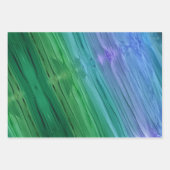 Rich indigo, deep green, and amethyst ラッピングペーパーシート (正面)