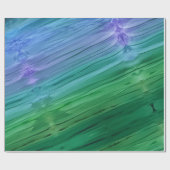 Rich indigo, deep green, and amethyst ラッピングペーパー (フラット)