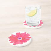 Rich Vibrant Red Flower コースター (側面)