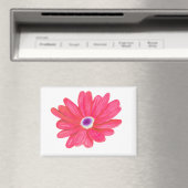 Rich Vibrant Red Flower マグネット (インサイチュ (食洗機))