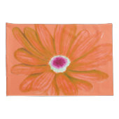 Rich Vibrant Red Flower 枕カバー (裏面-右)