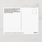 Richard Glaze 1950s Toronto Postcard (003) ポストカード (裏面)