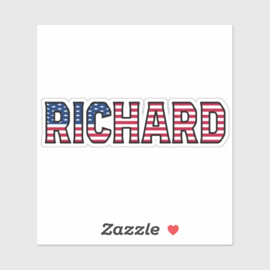 Richard Name Vorname USA Sticker Stickerset シール (シート)
