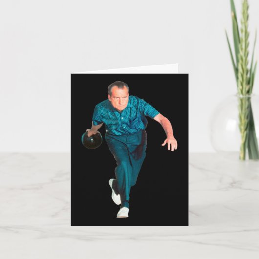 Richard Nixon Bowling  カード (正面)