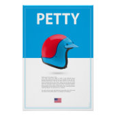Richard Petty Helmet ポスター (正面)