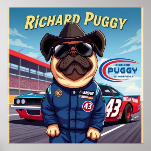Richard Puggy Motorsports ポスター (正面)