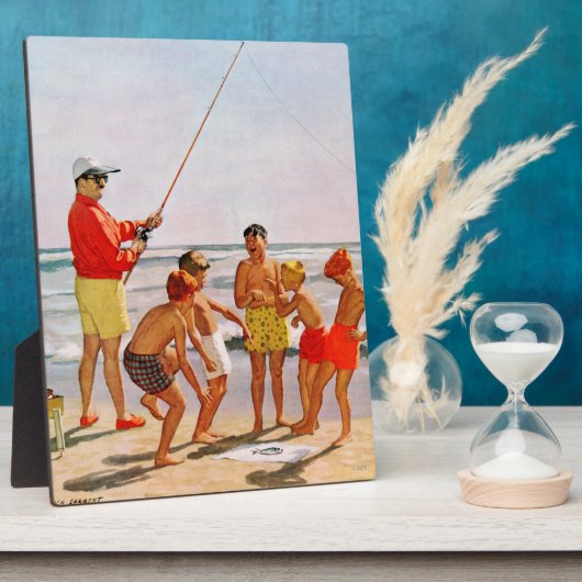 Richard SargentのBig Pole Little Fish フォトプラーク (側面)