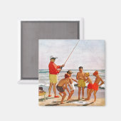 Richard SargentのBig Pole Little Fish マグネット (正面/裏面)