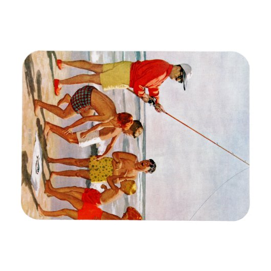 Richard SargentのBig Pole Little Fish マグネット (横)