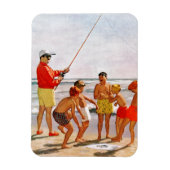 Richard SargentのBig Pole Little Fish マグネット (縦)