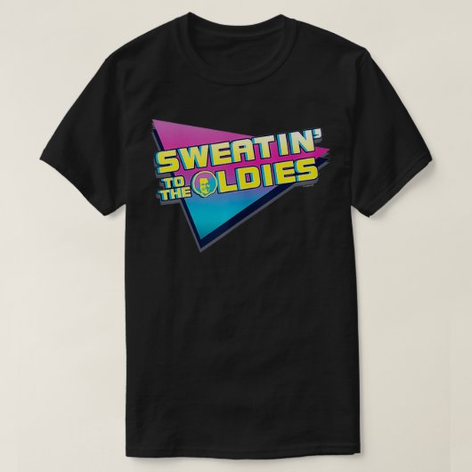 Richard Simmons Sweatin'へThe Oldiesレトロロゴ Tシャツ (デザイン正面)