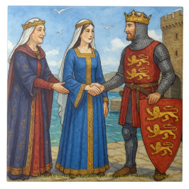 Richard the Lionheart and Berengaria of Navarre タイル