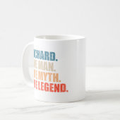 Richard The Man The Myth The Legend コーヒーマグカップ (正面左)