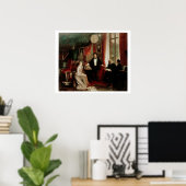 Richard WagnerとFranz LisztとLisztの勝利 ポスター (ホームオフィス)