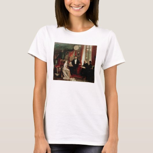 Richard WagnerとFranz LisztとLisztの勝利 Tシャツ (正面)
