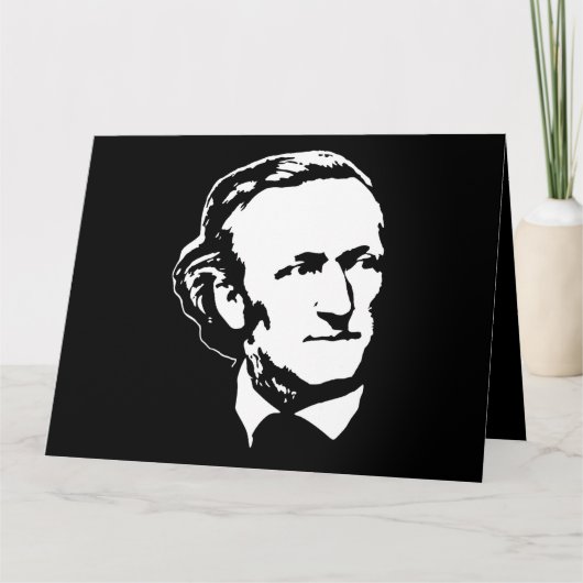 Richard Wagner クラシカル Music ComposerレトロProp カード (正面)