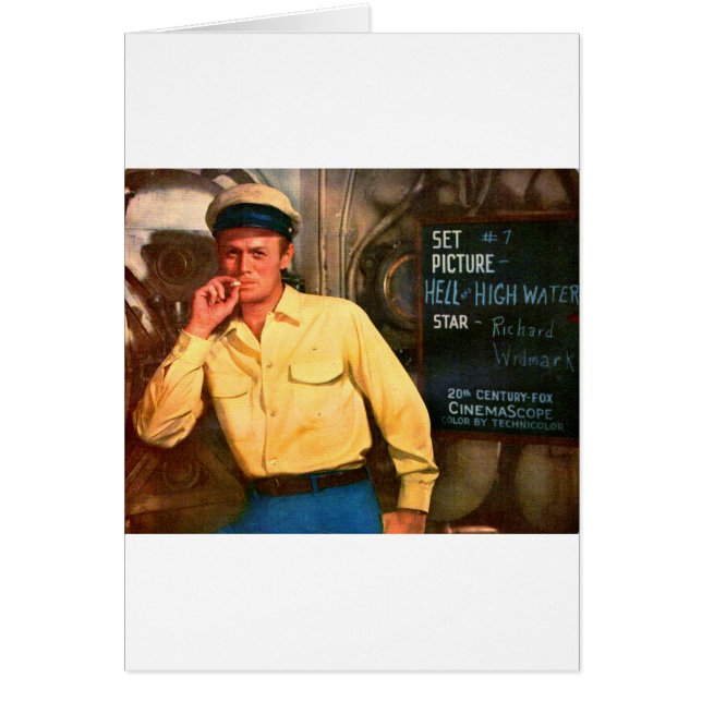 Richard Widmark ad for Hell and High Water (正面)