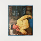 Richard Widmark ad for Hell and High Water タペストリー (正面)