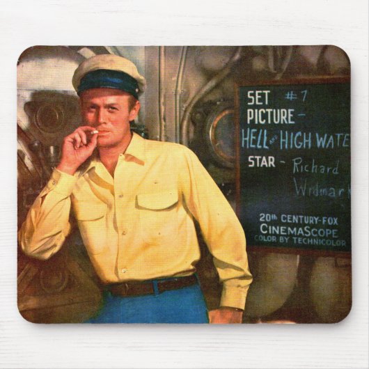 Richard Widmark ad for Hell and High Water マウスパッド (正面)