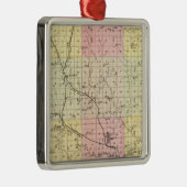 Richardson郡、ネブラスカ メタルオーナメント (右)