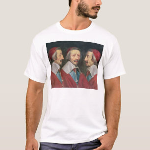 Richelieu 1642年の頭部の三重のポートレート tシャツ
