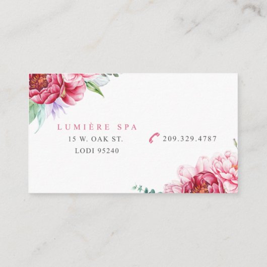 Richelle Luizのカスタムな名刺 名刺 (裏面)