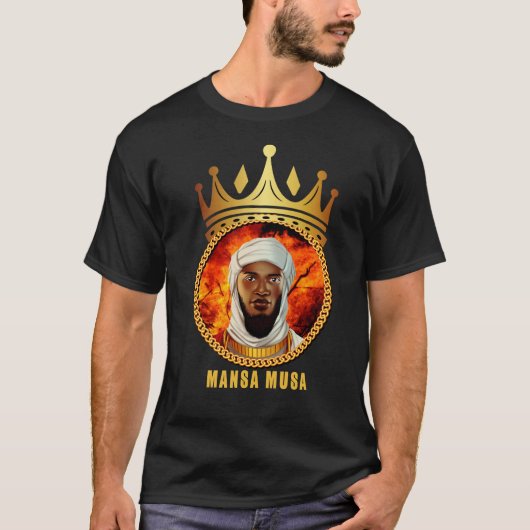Richest black man in the world tシャツ (正面)