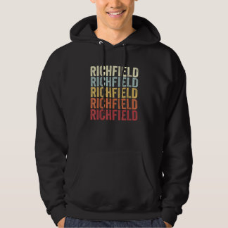 Richfield New York Richfield NY Retro Vintage Text パーカ