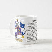 Richie、起源、意味および頂上 コーヒーマグカップ (正面左)