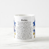 Richie、起源、意味および頂上 コーヒーマグカップ (中央)
