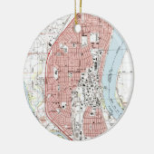 Richlandワシントン州Map (1992年) セラミックオーナメント (左)