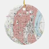 Richlandワシントン州Map (1992年) セラミックオーナメント (裏面)