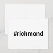 RICHMONDハッシュタグ ポストカード (正面/裏面)