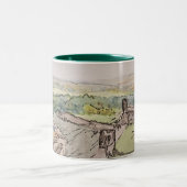 Richmond Castle Mug ツートーンマグカップ (中央)
