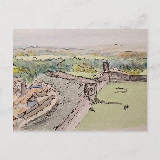 Richmond Castle Postcard ポストカード (正面)