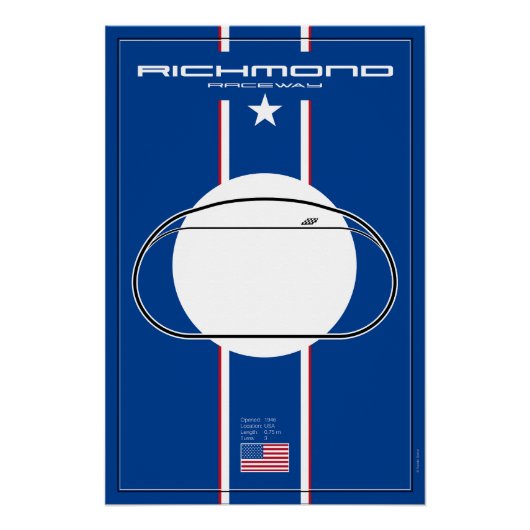 Richmond Raceway ポスター (正面)
