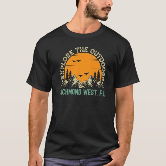 Richmond West, Florida -アウトドアの探索 Tシャツ (正面)
