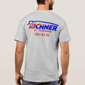 Richnerの空気Tシャツ1 Tシャツ (裏面)