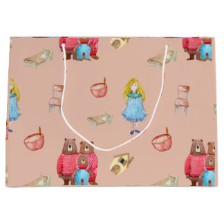 Ricitos de Oro y Los Tres Osos ラージペーパーバッグ