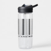 RickおよびMortyバーコード図 ウォーターボトル (左面)