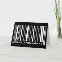 RickおよびMortyバーコード図