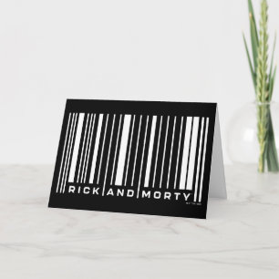 RickおよびMortyバーコード図 カード