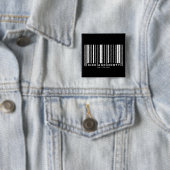 RickおよびMortyバーコード図 缶バッジ (インサイチュ)