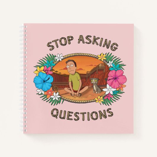 RICKおよびMORTY™ |おもしろい ノートブック (正面)